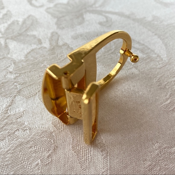 Goldlion Black Men's New Belt Polished Silver-tone Gold-tone Buckles - Picture 6 of 13